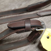 Pr Rubber Web Reins, buckles *xc/like new, v.mnr dirt?dust
