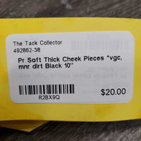Pr Soft Thick Cheek Pieces *vgc, mnr dirt
