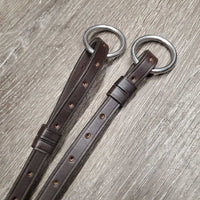 Adjustable Padded Leather Running Martingale *No Stopper, xc/like new, v.mnr edge scrapes & dirt
