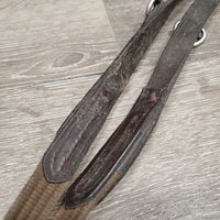 German Martingale, Cotton Web Reins *vgc/gc, dirt, xholes, v.creased/puckered
