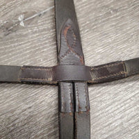 German Martingale, Cotton Web Reins *vgc/gc, dirt, xholes, v.creased/puckered