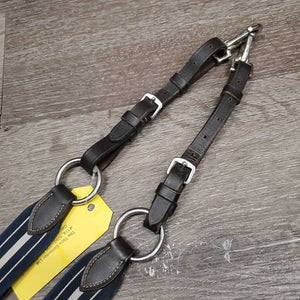 Elastic Breastplate, adjustable Running Martingale Attachment, 3 snaps *gc/vgc, dirty, xholes, rubs, stains