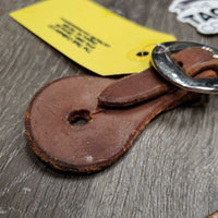 Pr Western Leather Spur Straps, Bling *vgc, mnr scrapes & stains
