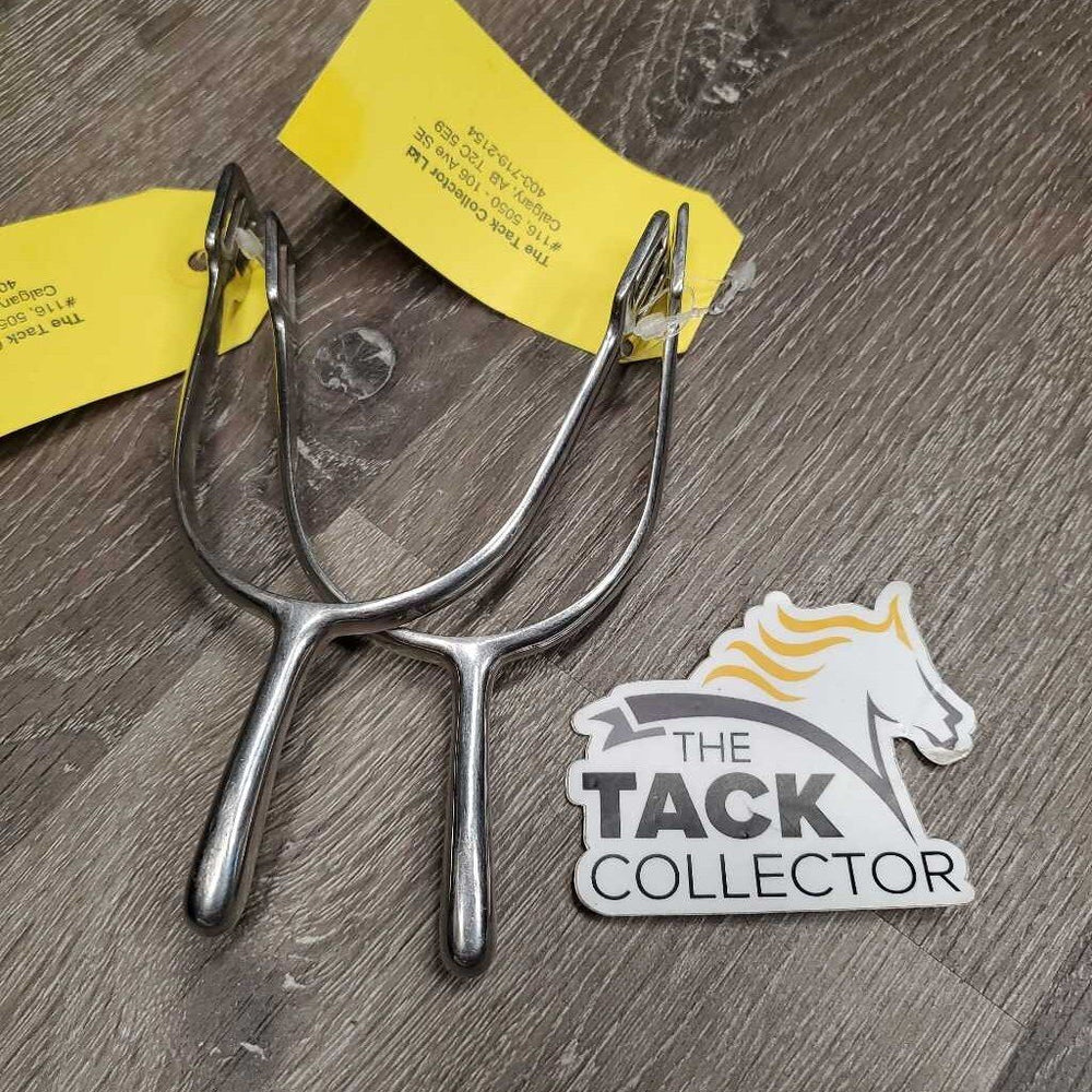 Round End Dressage Spurs *vgc, clean, residue, rubs & scuffs