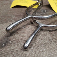 Round End Dressage Spurs *vgc, clean, residue, rubs & scuffs
