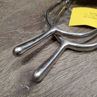 Round End Dressage Spurs *vgc, clean, residue, rubs & scuffs
