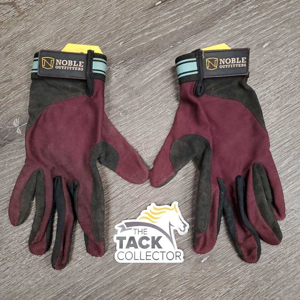 Thin Lycra Riding Gloves *fair/gc, dirty, v.rubbed & pilly, dusty, stains