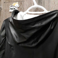 Light Vinyl Rain Jacket, zipper, hood *vgc, mnr stain?
