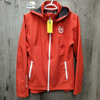 Light Riding Jacket, zipper, detachable hood "Canada" *xc/like new
