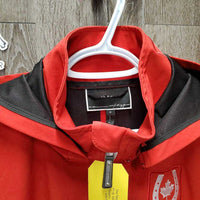 Light Riding Jacket, zipper, detachable hood "Canada" *xc/like new
