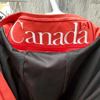 Light Riding Jacket, zipper, detachable hood "Canada" *xc/like new
