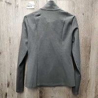 Sweatshirt Jacket, zipper *vgc, discolored?stained collar
