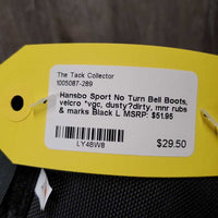 No Turn Bell Boots, velcro *vgc, dusty?dirty, mnr rubs & marks