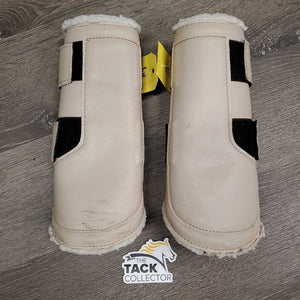 Closed Boots, Fleece, velcro *gc, dirty, stains, hairy, clumpy
