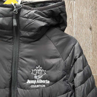 LS Puffy Long Jacket, zipper "Jump Alberta Champion" *xc
