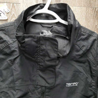 Light Rain Jacket, Zipper, Mesh lining *clean, no hood, gc, stains, lining snags
