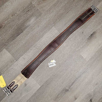 Thick Padded Girth, 1x Els *gc, rubs, scratches, clean, seams: mnr dirt?residue & hair, elastic: stretched & edge rubs
