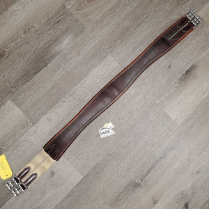 Thick Padded Girth, 1x Els *gc, rubs, scratches, clean, seams: mnr dirt?residue & hair, elastic: stretched & edge rubs