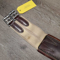Thick Padded Girth, 1x Els *gc, rubs, scratches, clean, seams: mnr dirt?residue & hair, elastic: stretched & edge rubs

