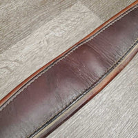 Thick Padded Girth, 1x Els *gc, rubs, scratches, clean, seams: mnr dirt?residue & hair, elastic: stretched & edge rubs