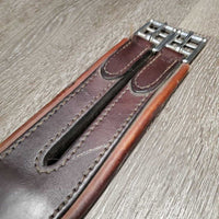 Thick Padded Girth, 1x Els *gc, rubs, scratches, clean, seams: mnr dirt?residue & hair, elastic: stretched & edge rubs