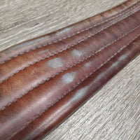 Thick Padded Girth, 1x Els *gc, rubs, scratches, clean, seams: mnr dirt?residue & hair, elastic: stretched & edge rubs