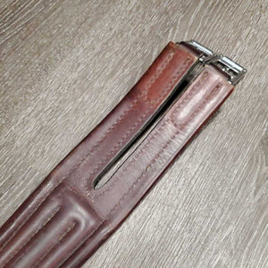 Thick Padded Girth, 1x Els *gc, rubs, scratches, clean, seams: mnr dirt?residue & hair, elastic: stretched & edge rubs