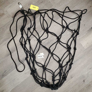 Thick Cotton Rope Hay Net, double end snap *vgc, dirt, hair, hay