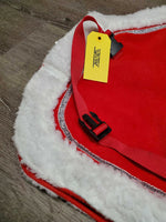 Horse Santa - Holiday Costume Set: Quarter Sheet, Santa Hat, 4 Clips *vgc, mnr hair & clumpy fleece
