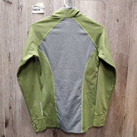 LS Shirt, 1/3 Zip Up *vgc/xc, stretched bottom keeper
