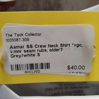 SS Crew Neck Shirt *vgc, v.mnr seam rubs, older?
