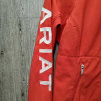 Light Fleece Lined Jacket, zipper "Canada" *vgc, clean, mnr dirt?stain, embroidery snagged inside
