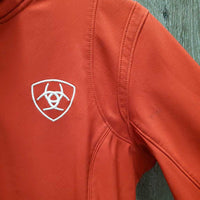 Light Fleece Lined Jacket, zipper "Canada" *vgc, clean, mnr dirt?stain, embroidery snagged inside
