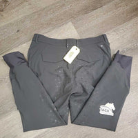 "Ingrid Klimke" Full Seat Sticky Breeches, bling, glitter *vgc/xc, mnr loose thread
