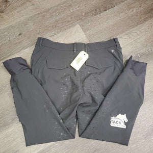 "Ingrid Klimke" Full Seat Sticky Breeches, bling, glitter *vgc/xc, mnr loose thread