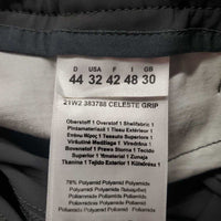 "Ingrid Klimke" Full Seat Sticky Breeches, bling, glitter *vgc/xc, mnr loose thread
