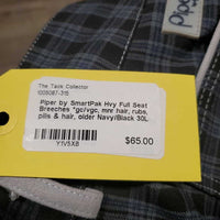 Hvy Full Seat Breeches *gc/vgc, mnr hair, rubs, pills & hair, older
