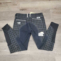 Hvy Full Seat Breeches *gc/vgc, mnr hair, rubs, pills & hair, older
