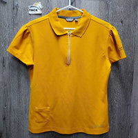 SS Polo Shirt, 1/4 Zip *xc/like new, v.mnr snag
