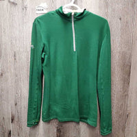 LS Merino Sweater, 1/3 Zip Up *gc, older? mnr stains, pills, hair & threads
