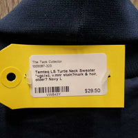 LS Turtle Neck Sweater *vgc/xc, v.mnr stain?mark & hair, older?