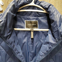 Puffy Vest, zipper *gc/fair, discolored/stained collar & front
