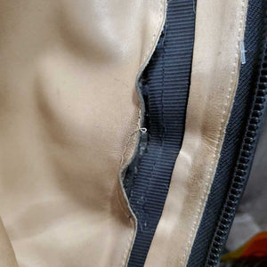 Pr Field Boots, Zipper *gc/fair, dirt, unstitched seams, thin/holey edges, scratches, scuffs, sticky/tired teeth
