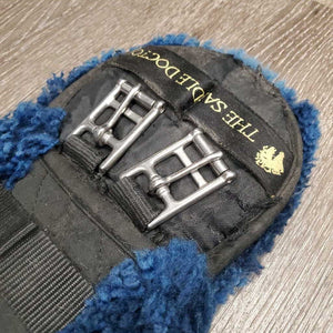 Quilt & Fleece Dressage Girth, 2x D Rings *fair, clean, stains, discolored, holey, slices, tears