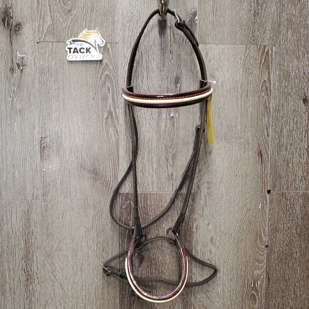 In Hand Show Bridle *gc, older, scuffs, scraped edges