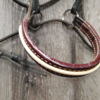 In Hand Show Bridle *gc, older, scuffs, scraped edges
