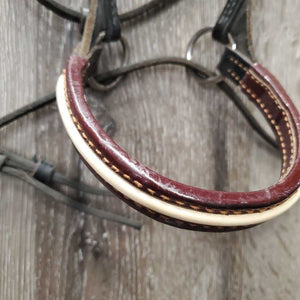 In Hand Show Bridle *gc, older, scuffs, scraped edges