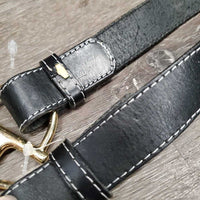 Light Leather Belt, D Ring Bit Buckles *like new