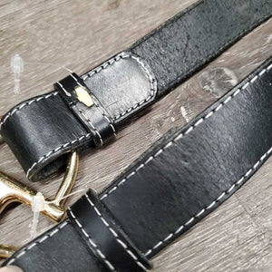 Light Leather Belt, D Ring Bit Buckles *like new