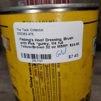 Hoof Dressing, Brush with Pick *gunky, 1/4 full
